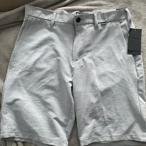 Mens Hurley/ Nike dri fit shorts. Grey size 32. Brand new w/ tags